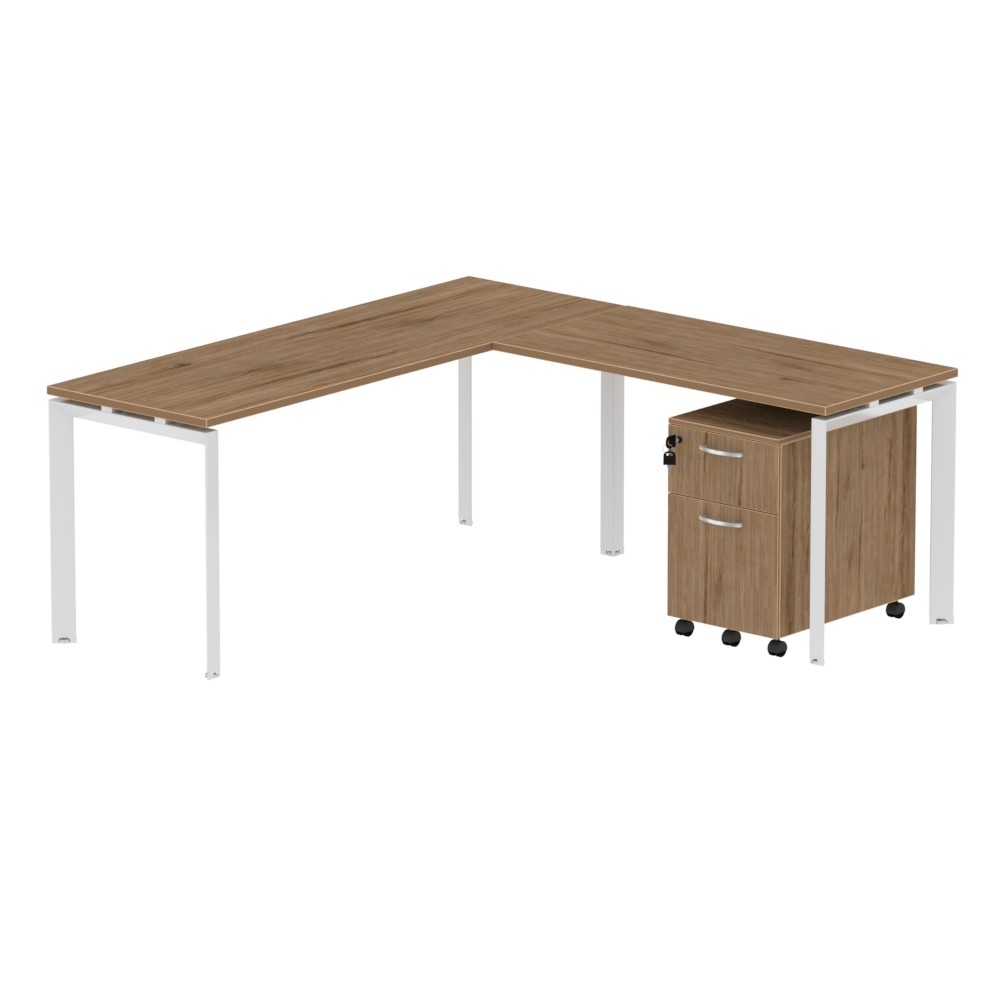 Inspire 71" x 78′" L-shape with Pedestal - Image 5