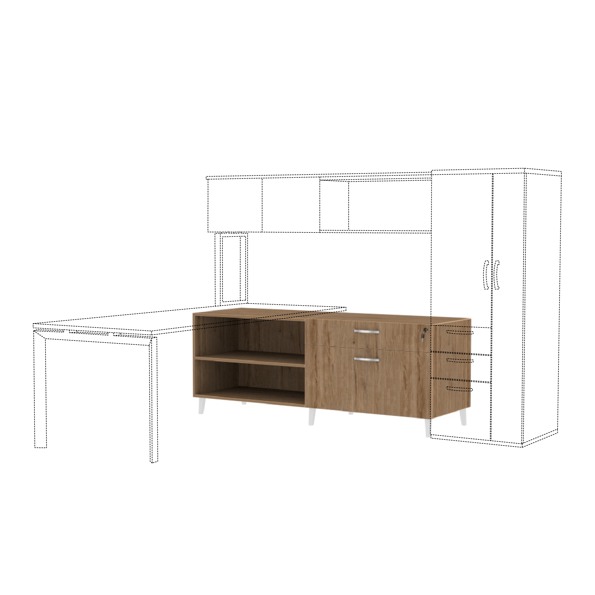 Inspire Left or Right Handed Credenza - Image 2
